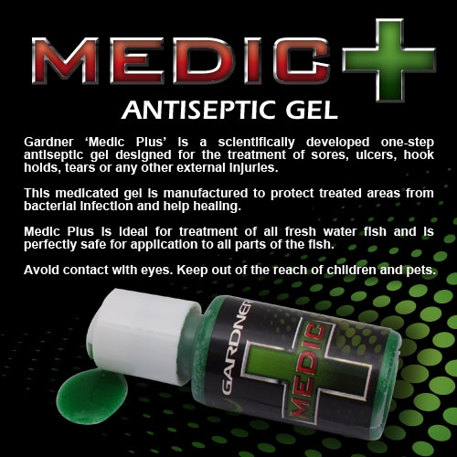 Gardner Medic Plus Carp Antiseptic Gel – GMP, Green, For Coarse Fishing