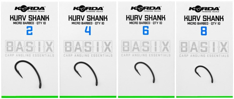 Háčky Korda Basix Kurv Shank Micro Barbed