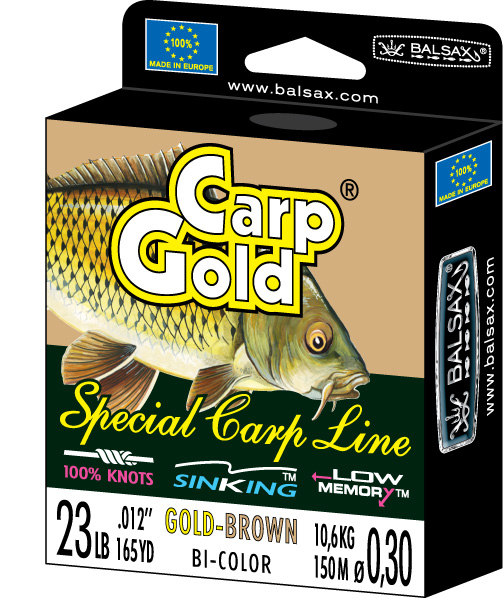 Vlasec Balsax Gold Carp Gold/Brown 300m