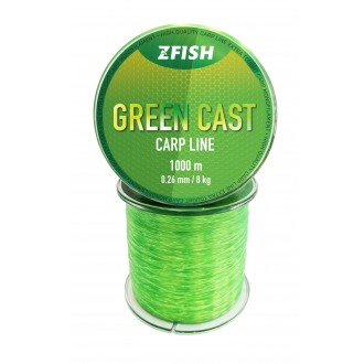 Vlasec Zfish Green Cast Carp Line 1000m