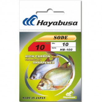 Hayabusa háčky HZ100 Sode, vel. 10, bronzová, 10 ks/bal