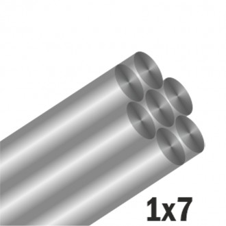 Mistrall stojan s lanky 1x7 nylon flex interlock 72ks zelené