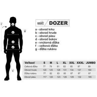 Bunda Geoff Anderson Dozer 6 černá