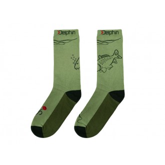 Ponožky Delphin Carp vel.41-46
