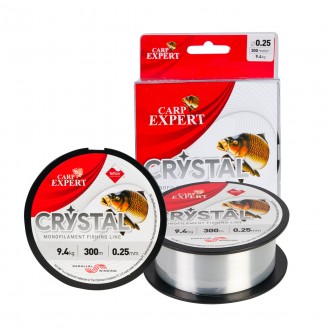CARP EXPERT VLASEC TRANSPARENTNÍ CRYSTAL 300M, 1000M