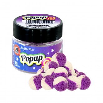 Boilies Benzar Mix Bicolor Pop-up 10mm 20ks