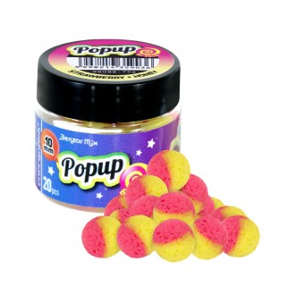 Boilies Benzar Mix Bicolor Pop-up 10mm 20ks