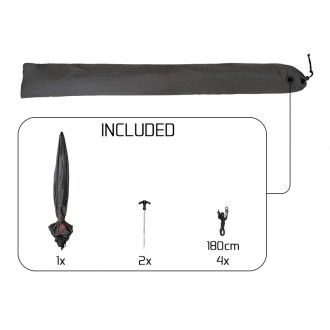 Deštník Delphin Atoma RaceShad 250cm