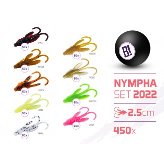 Sada nástrah BOMB Nympha barvy 2022 2,5cm / 450ks 2,5cm