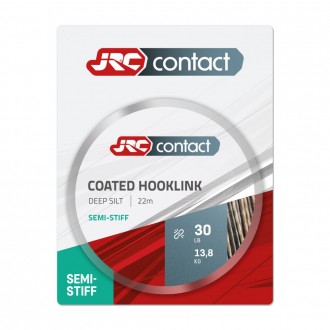 Návazcová šňůrka JRC Contact Coated Hooklink Semi Stiff Deep Silt 22m