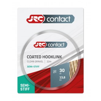 Návazcová šňůrka JRC Coated Braid Semi Stiff Clean Gravel 22m