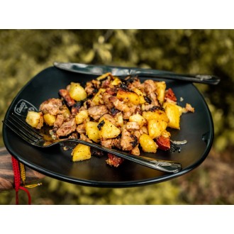 Set nádobí Giants Fishing termo hrenek + sada příborů + talíř
