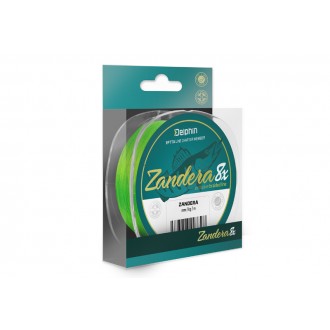 Delphin ZANDERA 8 / fluo zelená 0,18mm 14,6kg 150m