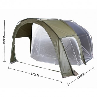 Prodloužení na bivak Anaconda Cusky Prime Dome 190 Lounge Cap