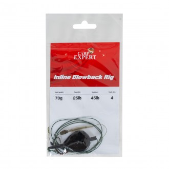 CARP EXPERT INLINE BLOW -BACK RIG 70G BOJLIS SZERELÉK