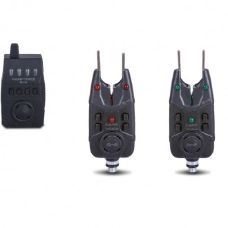 Sada signalizátorů Saenger Carp Voice R-4 2+1 červená, zelená