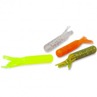 Gumová nástraha Iron Claw Tube Mix 2 5cm 36ks