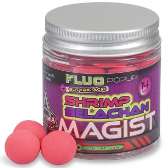 Popup Boilies Anaconda Fluo Pop-Up Magist Shrimp Belachan 25g