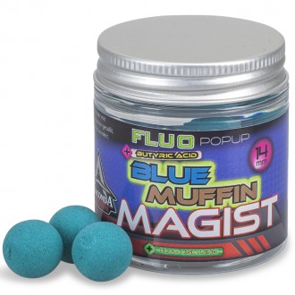 Popup Boilies Anaconda Fluo Pop-Up Magist Blue Muffin 25g