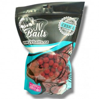 Rozpustné boilies JV Baits Jahoda 1kg