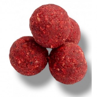 Rozpustné boilies JV Baits Jahoda 250g