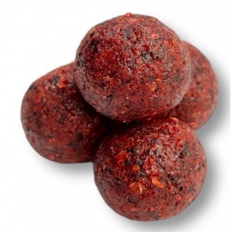 Rozpustné boilies JV Baits řepkáč Jahoda 1kg