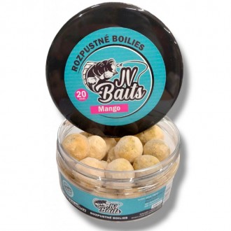 Rozpustné boilies JV Baits Mléčné mango 300ml