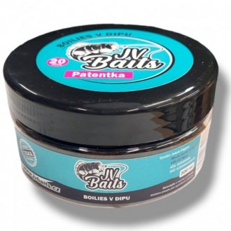 Boilies v dipu JV Baits Patentka 300ml