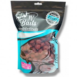 Rozpustné boilies JV Baits řepkáč Jahoda 1kg