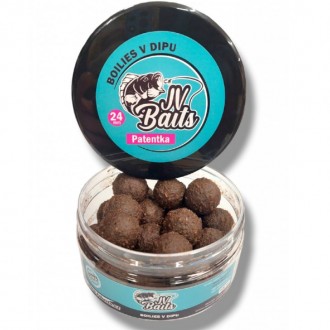 Boilies v dipu JV Baits Patentka 300ml