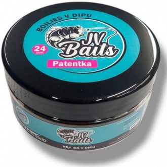Boilies v dipu JV Baits Patentka 300ml
