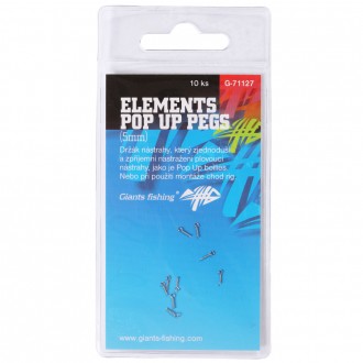 Kolíček s očkem Giants Fishing Elements Pop Up Pegs 10ks
