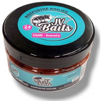 Rozpustné boilies JV Baits Chilli - Kreveta 300ml