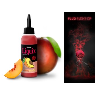 Fluo dip Delphin Snax LiquiX Mango - Broskev 100ml