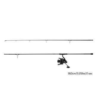 Kaprařský set Delphin Corsar 3,60m 3,25lb + Naviják Corsar 8T