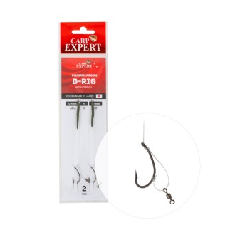 CARP EXPERT FLUORCARBON D-RIG FORGÓVAL 2 DB/CSOMAG