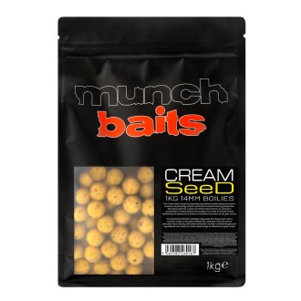 Boilies Munch Baits Cream Seed Boilies 1kg