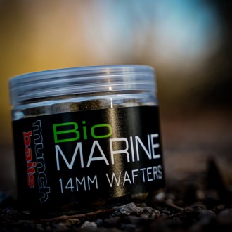 Vyvážené boilies Munch Baits Wafters Bio Marine 200ml