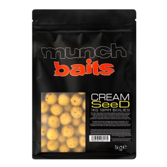 Boilies Munch Baits Cream Seed Boilies 1kg