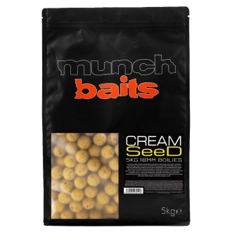 Boilies Munch Baits Cream Seed Boilies 5kg