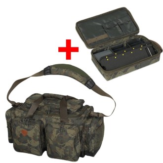 Taška Giants Fishing Deluxe Large Carryall + Pouzdro na návazce Carp Organizer Deluxe