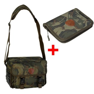 Vláčecí taška Giants Fishing Spinning Bag Gaube + Pouzdro na doklady License Wallet