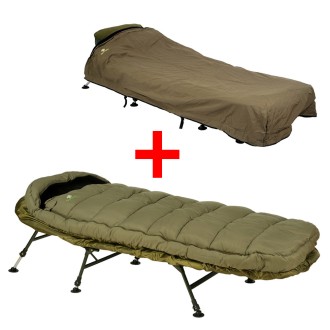 Spací pytel Giants Fishing 5 Season LXR Sleeping Bag + přehoz Exclusive Bedchair Cover ZDARMA!