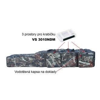 Obal na prut Suretti dvoukomorový Camo