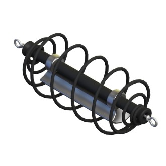 S excentrickou zátěží s očky na vysavač 16mm 15g