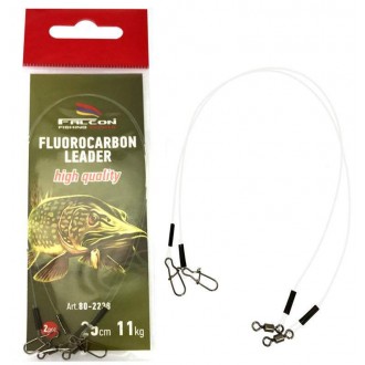 Návazec Falcon Fluorocarbon Leader 25cm 2ks