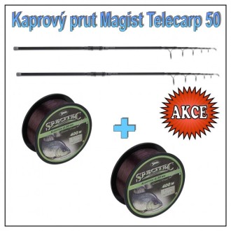 Prut Anaconda Magist Telecarp 3,60m 3,50lb + 2x vlasec Saenger