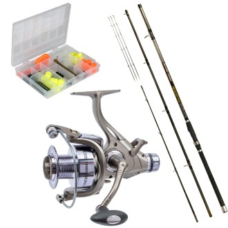 Feedrový set Arno Intruder Advancer Feeder 3,90m + naviják 6000 + Rapid All-in sada