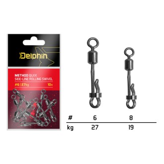 Rychloobratlík s pojistkou Delphin Method QuiX / 10 ks #6/27kg