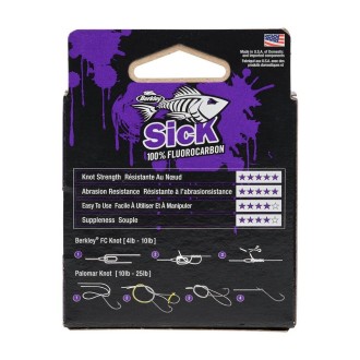 Flourocarbon Berkley SicK FC Leader Clear 50m